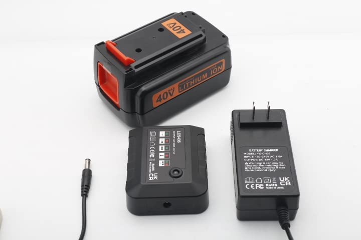  UNGINO LCS436 36V/40V Max Li-ion Battery Fast Charger  Replacement for Black+Decker LCS36 LCS40, Compatible with Black and Decker  LBX36 LBXR36 LBXR2036 LST136W LBX2040 LBX2540 LST540 : Tools & Home  Improvement